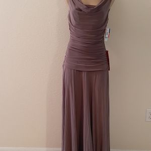 Night Way Collections Ruched bodice Gown